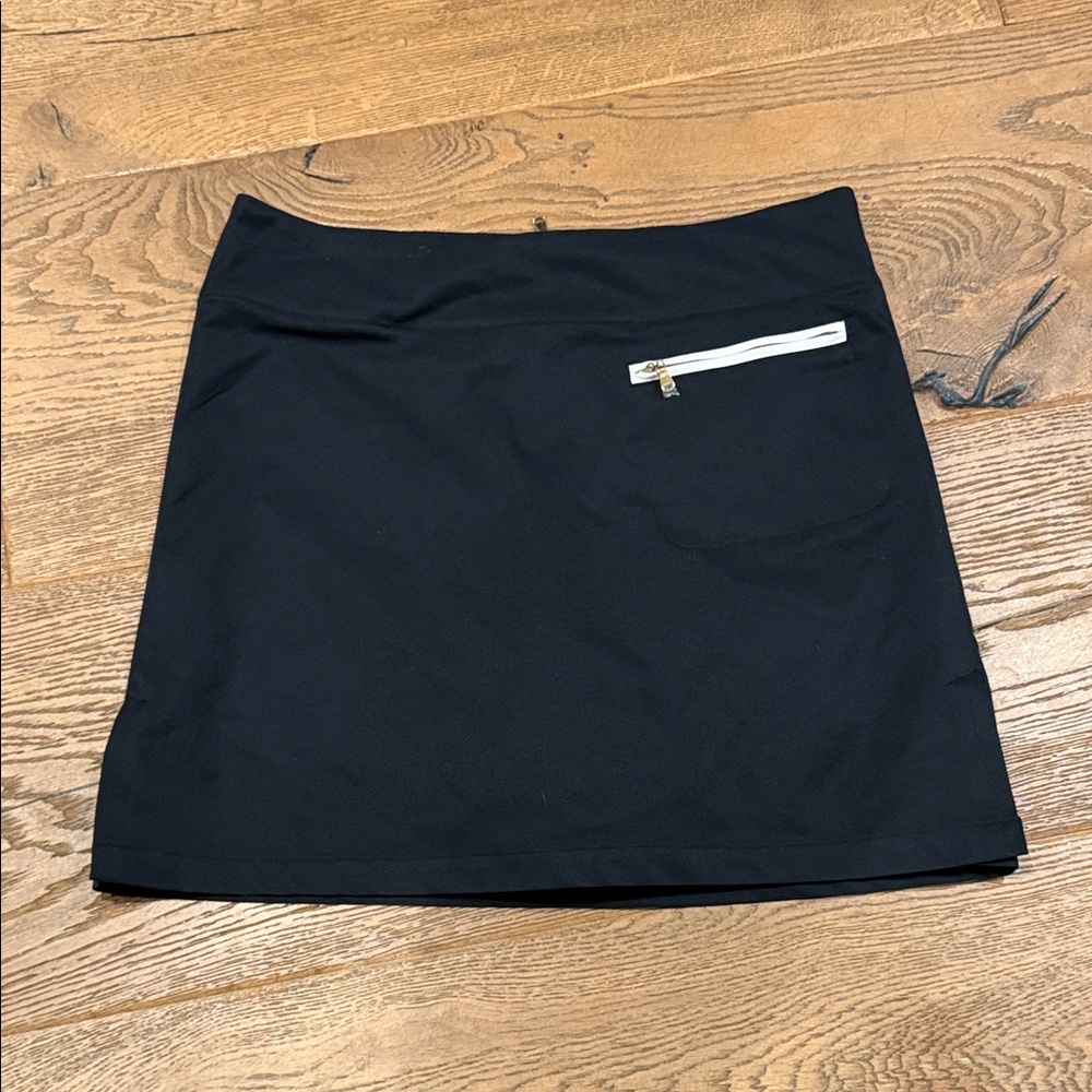 Fairway fox Elegant Blue Mini Skirt with Zipper Accent built in shorts golf 6